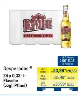METRO Desperados Angebot
