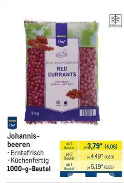 METRO Johannisbeeren Angebot