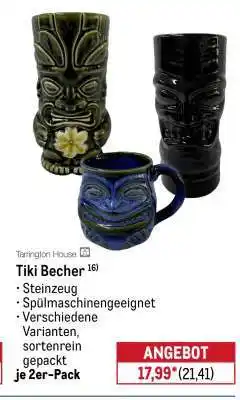 METRO Tiki Becher Angebot