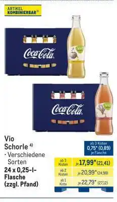 METRO Vio Schorle Angebot