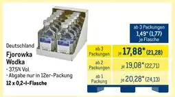 METRO Fjorowka Wodka Angebot