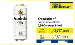 METRO Krombacher Angebot