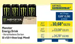 METRO Monster energy drink Angebot