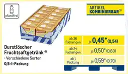 METRO Durstlöscher Fruchtsaftgetränk Angebot