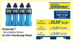 METRO Powerade Angebot