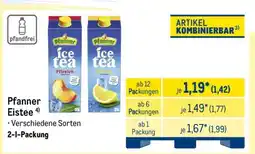 METRO Pfanner Eistee Angebot