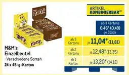 METRO M&M's Einzelbeutel Angebot