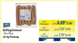 METRO aro Geflügelwiener Angebot