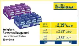 METRO Wrigley's Airwaves Kaugummi Angebot