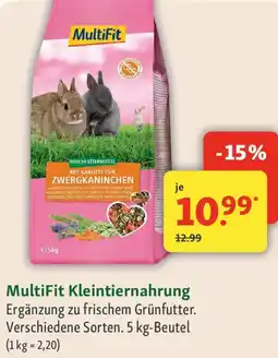 Fressnapf MultiFit Kleintiernahrung Angebot
