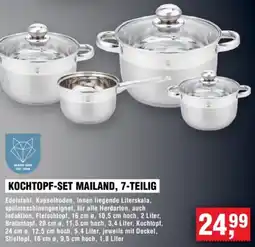 Handelshof Kochtopf-set mailand, 7-teilig Angebot