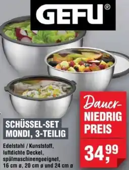 Handelshof GEFU Schüssel-set mondi, 3-teilig Angebot
