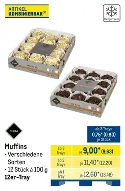 METRO RIOBA Muffins Angebot