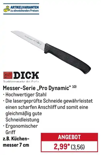 METRO DICK Messer-Serie „Pro Dynamic" Angebot
