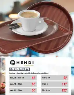 Handelshof Hendi serviertablett Angebot