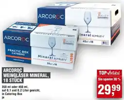 Handelshof Arcoroc weingläser mineral, 18 stück Angebot