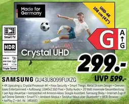 MEDIMAX SAMSUNG GU43U8099FUXZG Angebot