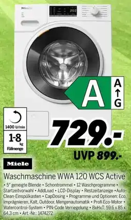 MEDIMAX Miele Waschmaschine WWA 120 WCS Active Angebot