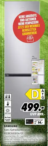 MEDIMAX SAMSUNG Kühl-/Gefrierkombination RB38C600DSA/EF Angebot