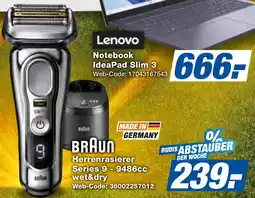 expert Techno Land BRAUN Herrenrasierer Series 9 9486cc wet&dry Angebot