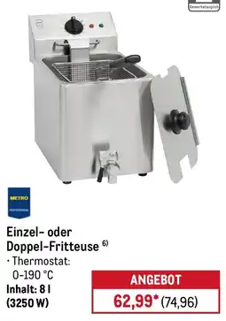 METRO METRO PROFESSIONAL Einzel- oder Doppel-Fritteuse Angebot