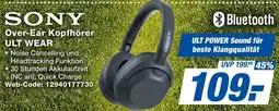 expert Techno Land SONY Over-Ear Kopfhörer ULT WEAR Angebot