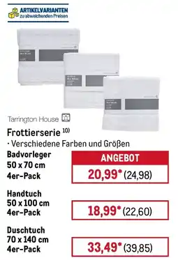 METRO Tarrington House Frottierserie Angebot