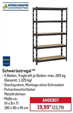 METRO METRO PROFESSIONAL Schwerlastregal Angebot