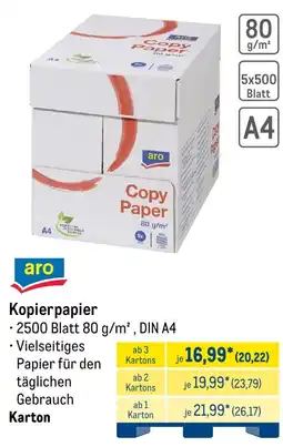 METRO aro Kopierpapier Angebot