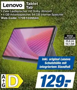 expert Techno Land Lenovo Tablet Tab Angebot