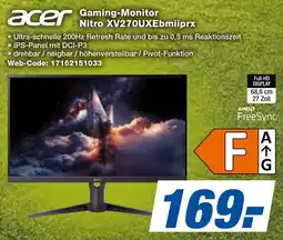 expert Techno Land acer Gaming-Monitor Nitro XV270UXEbmiiprx Angebot