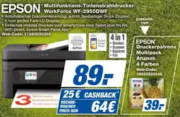 expert Techno Land EPSON Multifunktions-Tintenstrahldrucker WorkForce WF-2950DWF Angebot