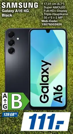 expert Techno Land SAMSUNG Galaxy A16 4G Black Angebot