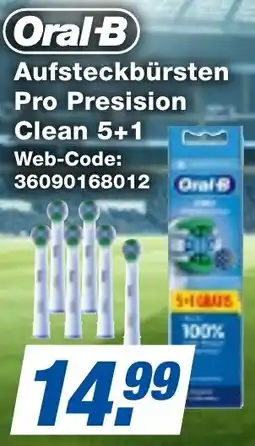 expert Techno Land Oral-B Aufsteckbürsten Pro Presision Clean 5+1 Angebot