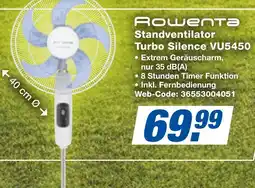 expert Techno Land Rowenta Standventilator Turbo Silence VU5450 Angebot