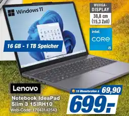 K+B Expert Lenovo Notebook IdeaPad Slim 3 15IRH10 Angebot
