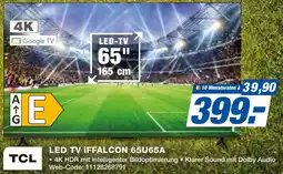 K+B Expert TCL LED TV iFFALCON 65U65A Angebot