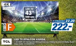 K+B Expert TCL LED TV iFFALCON 43U65A Angebot