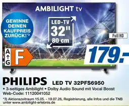 K+B Expert PHILIPS LED TV 32PFS6950 Angebot