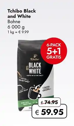 Travel Free Tchibo black and white bohne Angebot