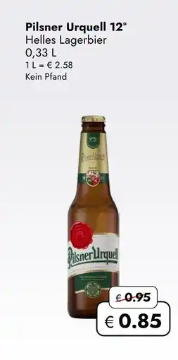 Travel Free Pilsner urquell 12° helles lagerbier Angebot
