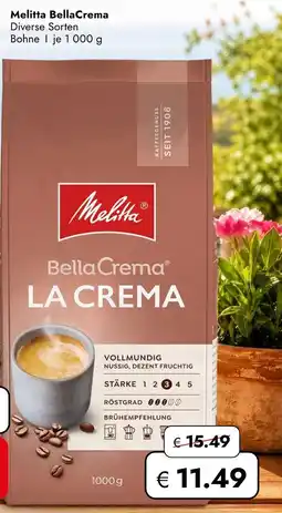 Travel Free Melitta bellacrema Angebot