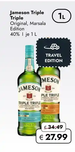 Travel Free Jameson triple triple Angebot