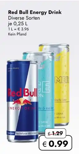 Travel Free Red bull energy drink Angebot