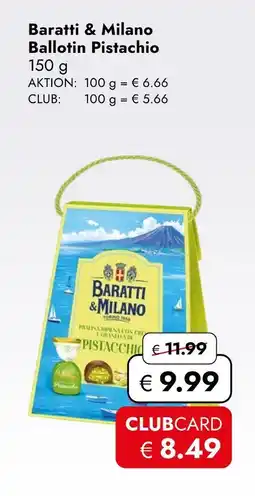 Travel Free Baratti & milano ballotin pistachio Angebot