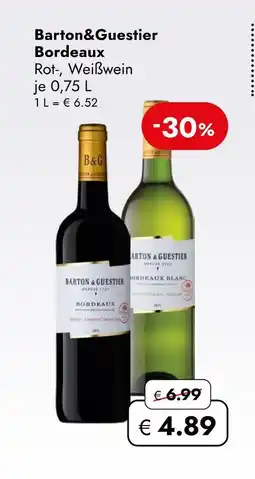 Travel Free Barton&guestier bordeaux Angebot