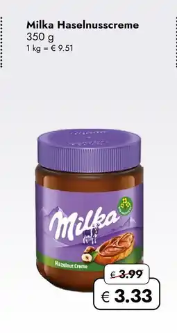 Travel Free Milka haselnusscreme Angebot