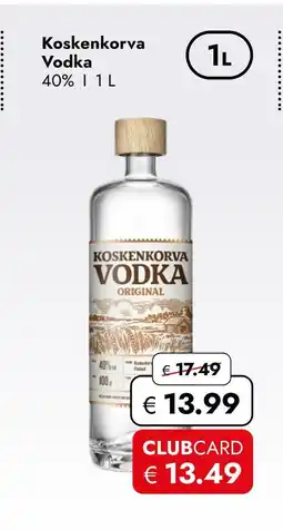 Travel Free Koskenkorva vodka Angebot