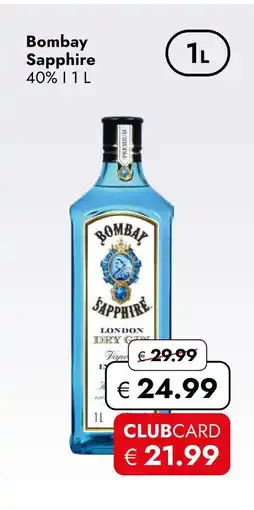 Travel Free Bombay sapphire Angebot