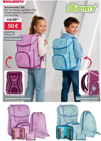 Spirit schulranzen-set